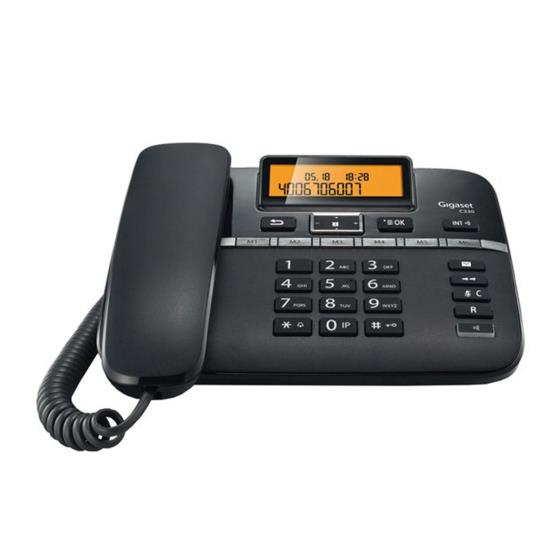 تلفن رومیزی گیگاست مدل C330 (استوک اروپایی)